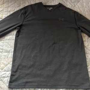 Under Armour Compression Shirt Mens Gray Infrared Elements Stretch Size XL